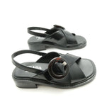 Prada Cross Strap Sandals 36.5 Re Edition Buckle — view 5