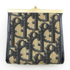 Dior Trotter Coin Case Kiss Lock Purse Beige — view 2