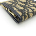 Dior Trotter Coin Case Kiss Lock Purse Beige — view 4