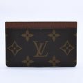 Louis Vuitton Porte Cartes Simple Card Case Monogram Canvas Brown