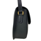 Gucci Shoulder Bag Vintage Black Flap Crossbody Leather — view 2