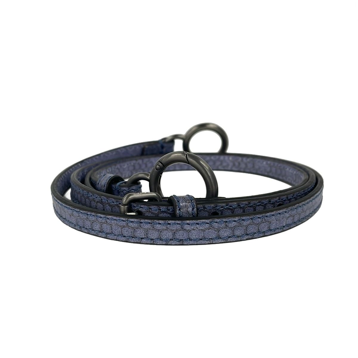 Fendi Shoulder Strap Purple Peekaboo Embossed Leather — view 2