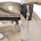 Loewe Nappa Aire Anagram Handbag Gold Leather — view 9