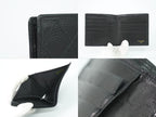 Chanel Bicolor Bifold Wallet Compact Caviar Leather Black — view 8