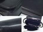 Celine Carriage Shoulder Bag Leather Navy — view 8