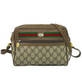 Gucci Sherry Line GG Supreme Shoulder Bag Pochette Beige Shelly