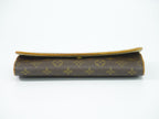 Louis Vuitton LV Pochette Twin GM Monogram Clutch Pouch Brown — view 3