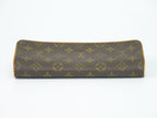 Louis Vuitton LV Pochette Twin GM Monogram Clutch Pouch Brown — view 5