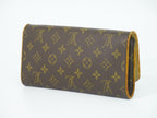 Louis Vuitton LV Pochette Twin GM Monogram Clutch Pouch Brown — view 2