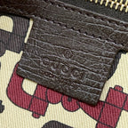 Gucci Tote GG Pattern Sherry Beige Dark Brown Multi Mini Bag Leather — view 8