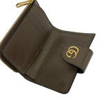 Gucci Bifold Wallet Ophidia Ivory Dark Brown Multi L-shaped Zipper Leather — view 3