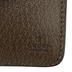 Gucci Bifold Wallet Ophidia Ivory Dark Brown Multi L-shaped Zipper Leather — view 5