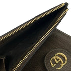 Gucci Bifold Wallet Ophidia Ivory Dark Brown Multi L-shaped Zipper Leather — view 4