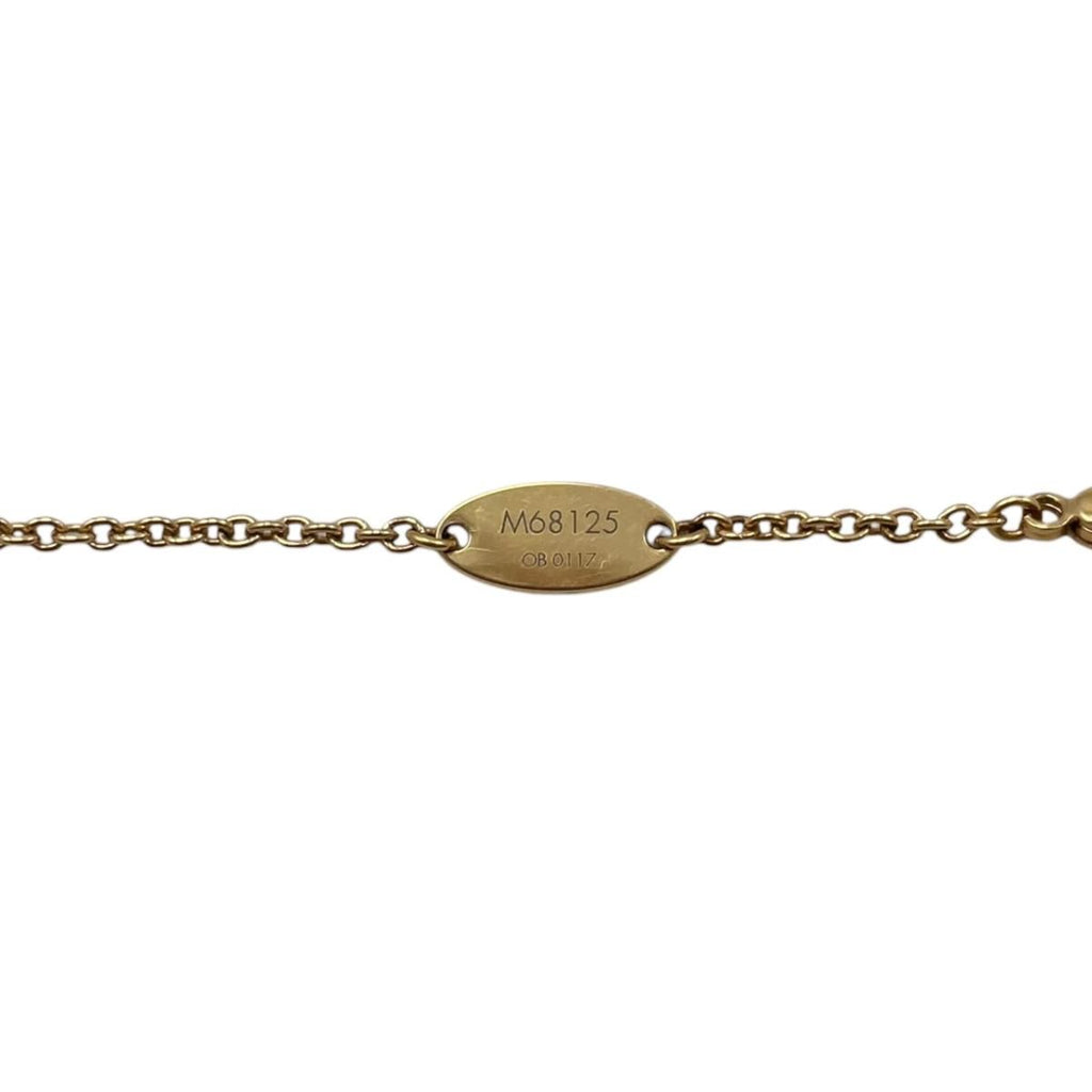 Louis Vuitton Necklace Flower Full Monogram Gold — view 7