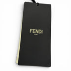 Fendi Mini Strap Leather Ribbon Shoulder Black — view 8