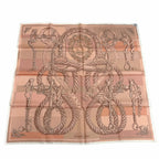 Hermes Carre 90 Gavroche Della Cavalleria Silk 100% Double Face Scarf Multi — view 3