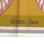 Hermes Carre 90 Gavroche Della Cavalleria Silk 100% Double Face Scarf Multi — view 8