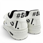 Louis Vuitton LV Trainer Line Upcycled Leather LV Logo Low Cut Sneakers White — view 3