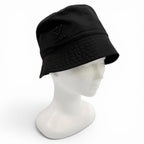 Prada Re-Nylon Triangle Logo Hat Bucket Hat Black — view 2
