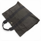 Hermes Her Line MM Series Button Tote Gray — view 7