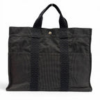 Hermes Her Line MM Series Button Tote Gray — view 2