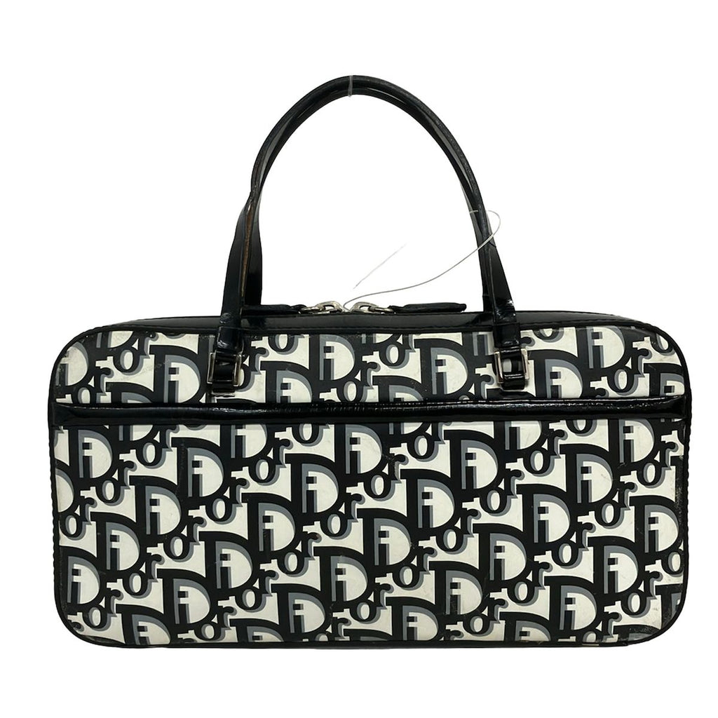 Dior Trotter White Black Gray Mini Bag Leather — view 3