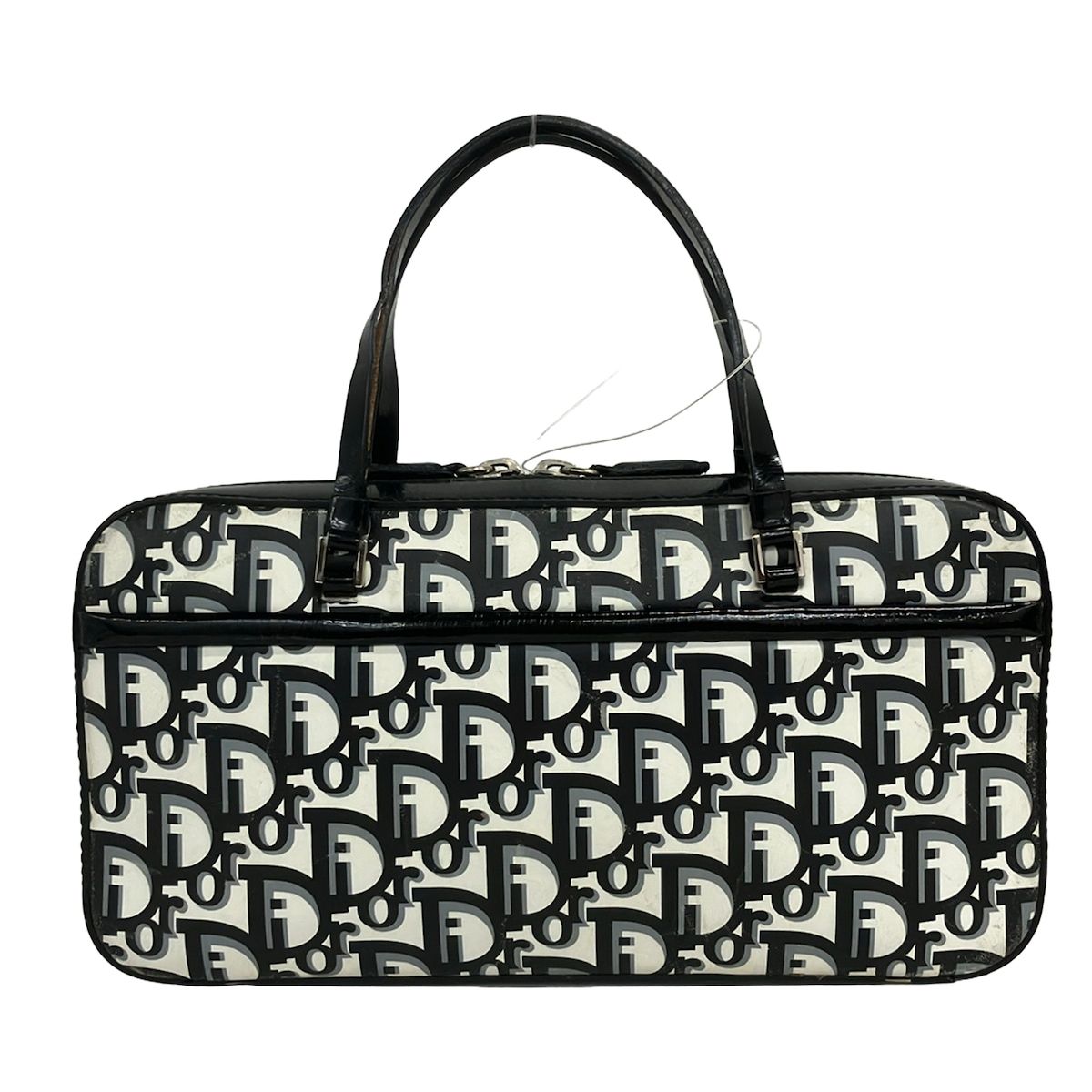 Dior Trotter White Black Gray Mini Bag Leather — view 3