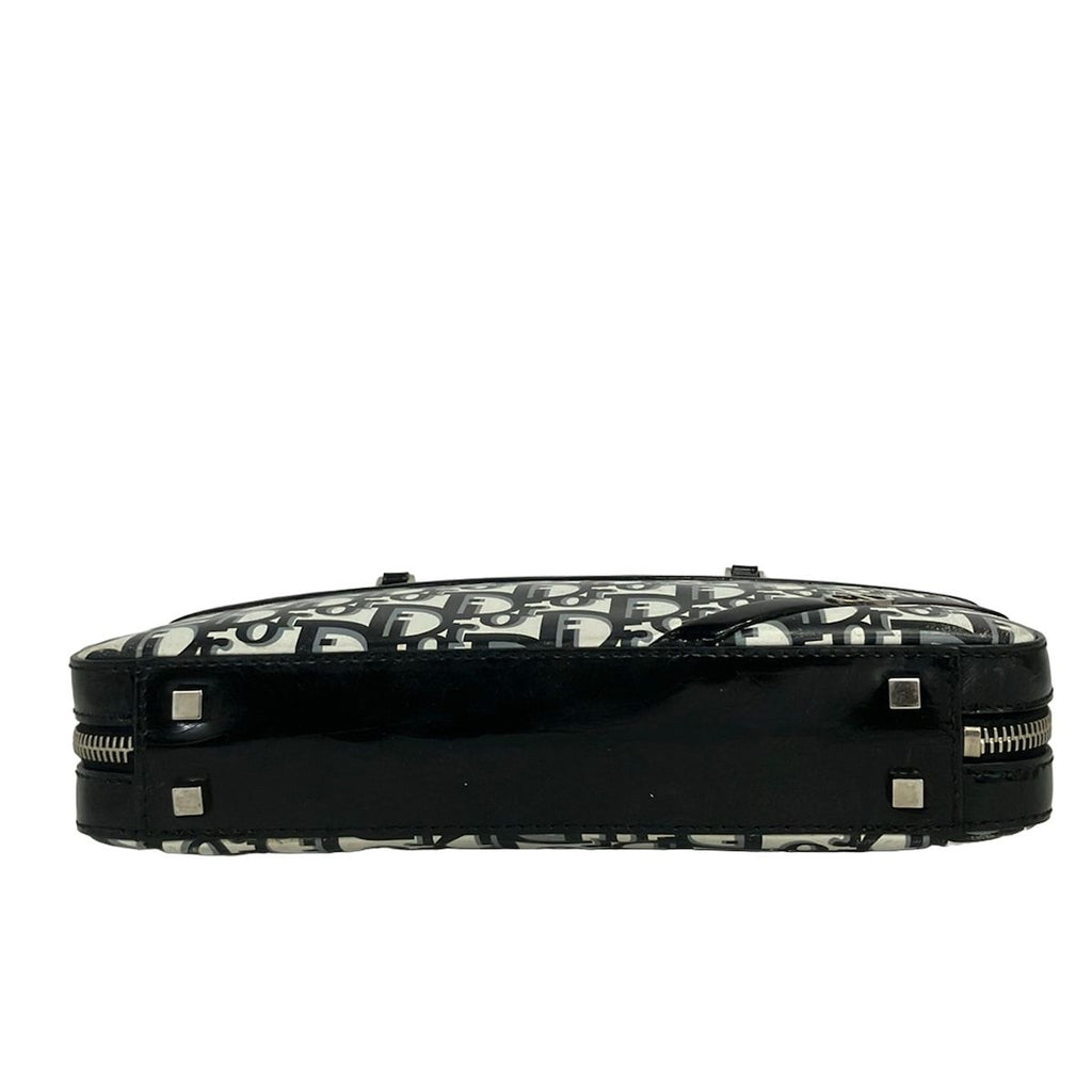 Dior Trotter White Black Gray Mini Bag Leather — view 5