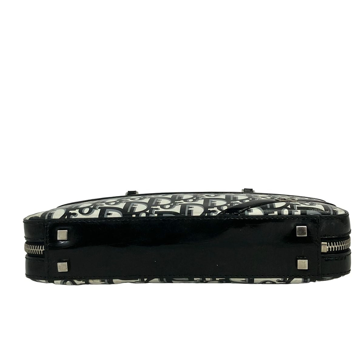 Dior Trotter White Black Gray Mini Bag Leather — view 5
