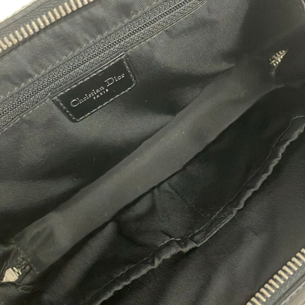 Dior Trotter White Black Gray Mini Bag Leather — view 7