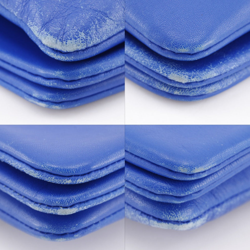 Celine Trio Small Lambskin Blue Shoulder — view 4