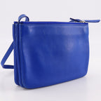 Celine Trio Small Lambskin Blue Shoulder — view 3