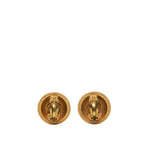Chanel CC Logo Vintage Earrings Gold Plated — view 2