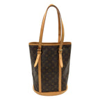 Louis Vuitton Monogram Bucket GM Shoulder Bag Brown — view 2
