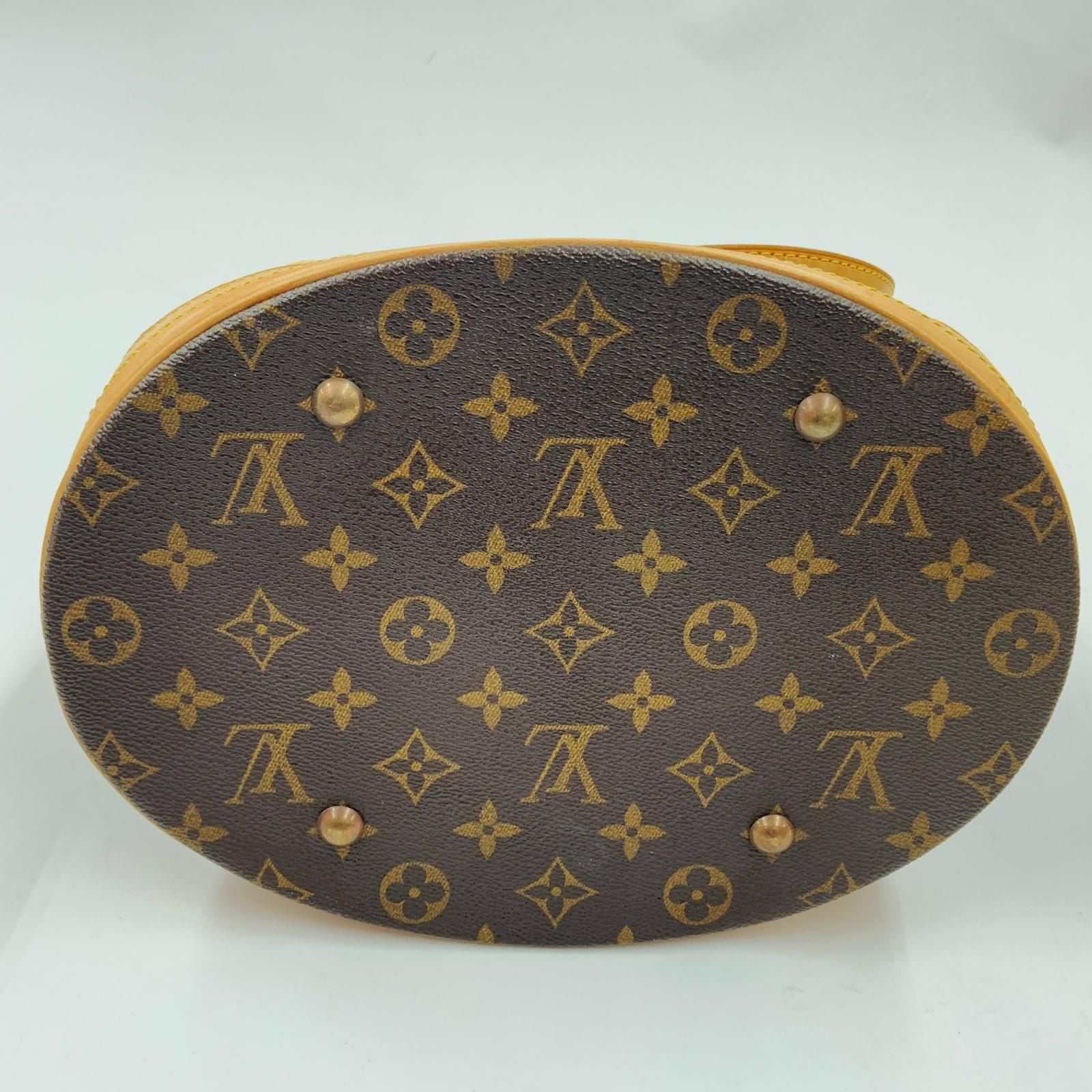 Louis Vuitton Monogram Bucket GM Shoulder Bag Brown — view 5