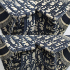 Dior Oblique Embroidery Book Tote Navy — view 5