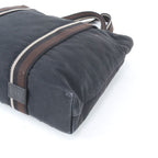 Hermes Troca Horizontal MM Leather Canvas Tote Shoulder Business Document — view 4