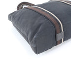 Hermes Troca Horizontal MM Leather Canvas Tote Shoulder Business Document — view 5