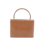 Gucci Vintage Leather Handbag Brown Top Handle — view 3