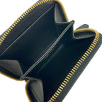 Prada Coin Case Black Zip Around Leather — view 3