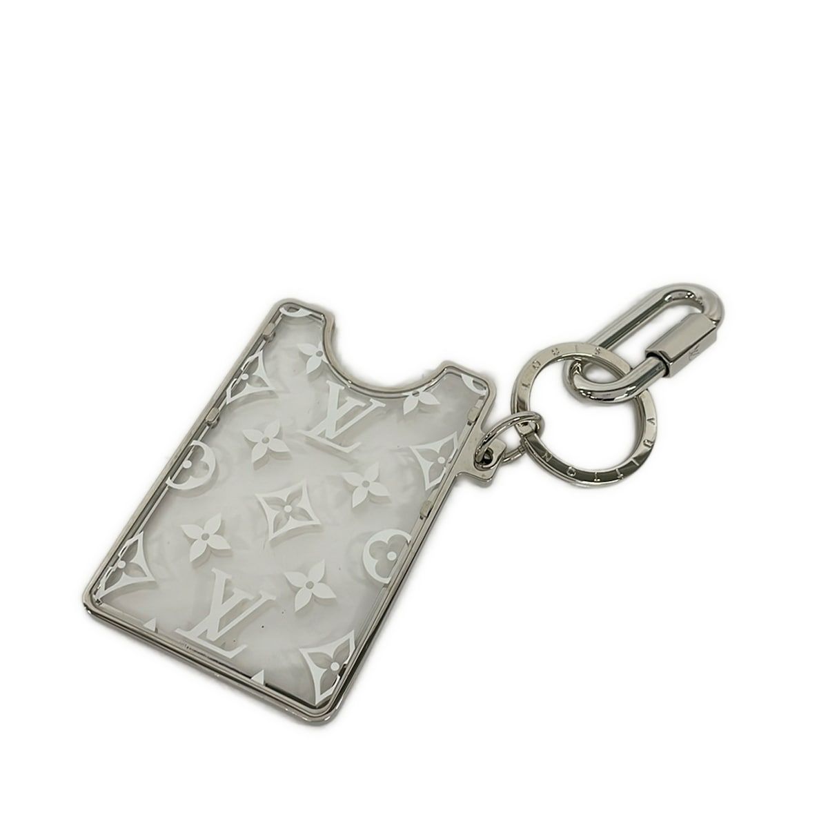 Louis Vuitton Key Holder Porte Cles Rythme ID Clear White