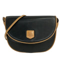 Celine Shoulder Bag Black Beige Leather