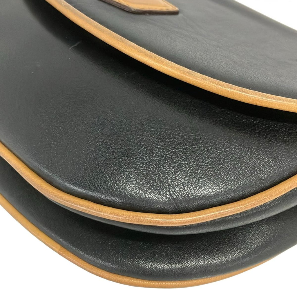 Celine Shoulder Bag Black Beige Leather — view 6