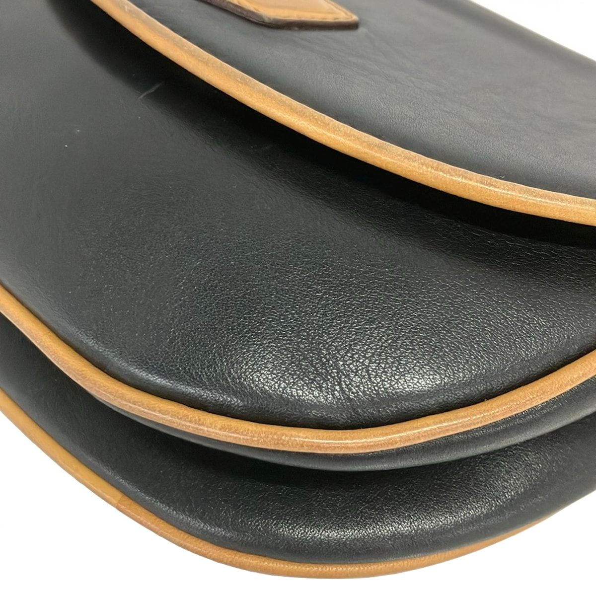 Celine Shoulder Bag Black Beige Leather — view 6