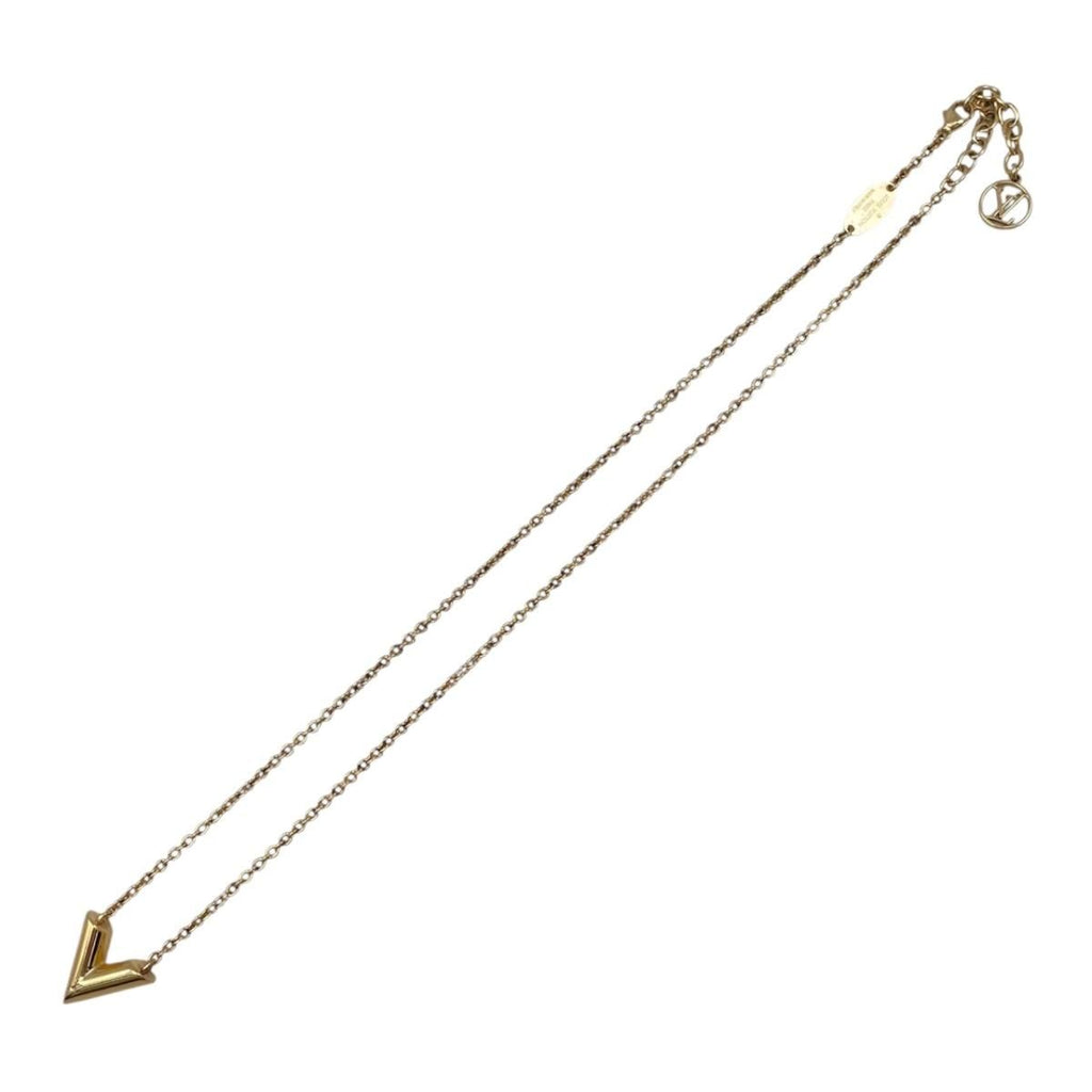 Louis Vuitton Necklace Essential Logo Gold — view 6