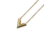 Louis Vuitton Necklace Essential Logo Gold