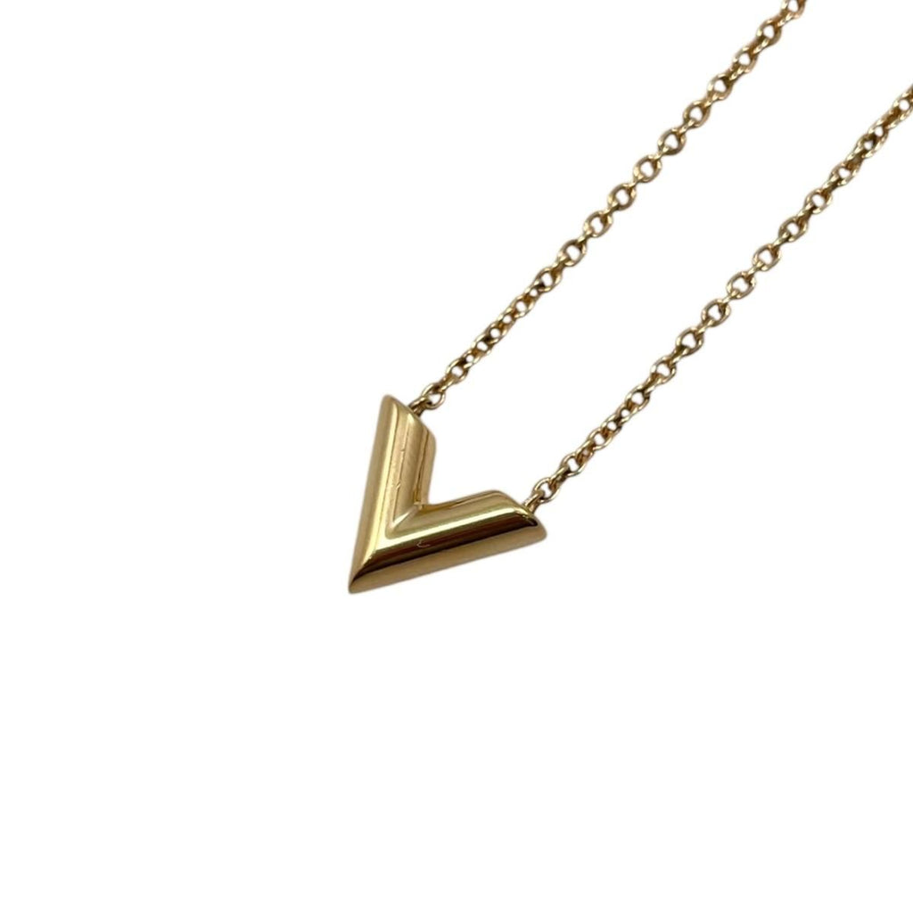 Louis Vuitton Necklace Essential Logo Gold — view 2