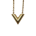 Louis Vuitton Necklace Essential Logo Gold — view 4
