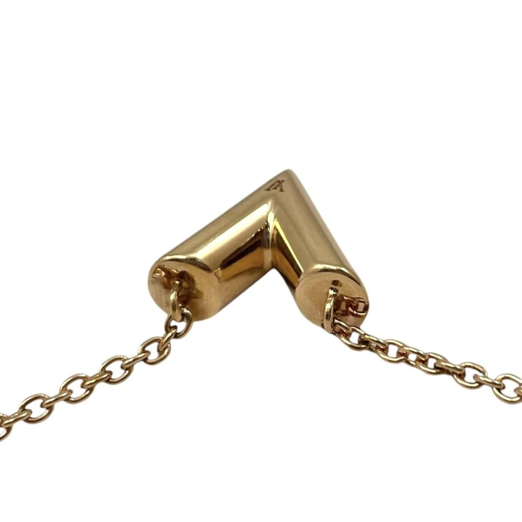 Louis Vuitton Necklace Essential Logo Gold — view 5