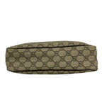 Gucci Shoulder Bag GG Plus Supreme Beige Dark Brown Leather — view 5